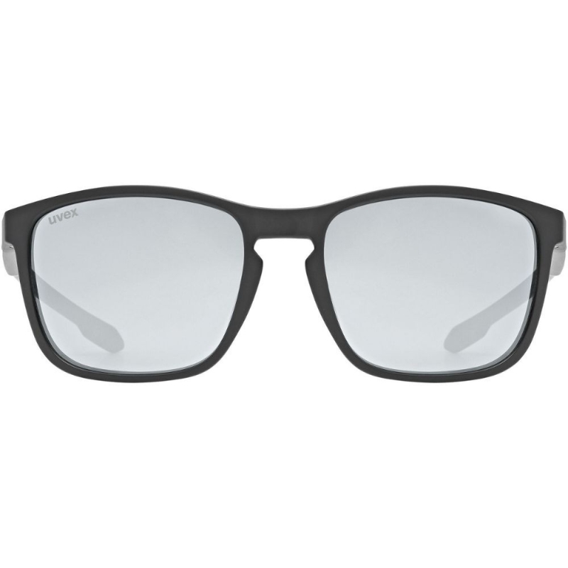 Okulary Uvex LGL 52 czarne (srebrne soczewki)