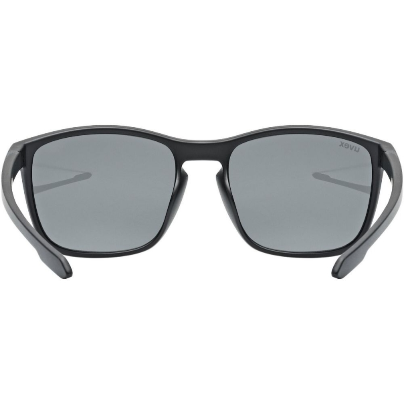 Okulary Uvex LGL 52 czarne (srebrne soczewki)