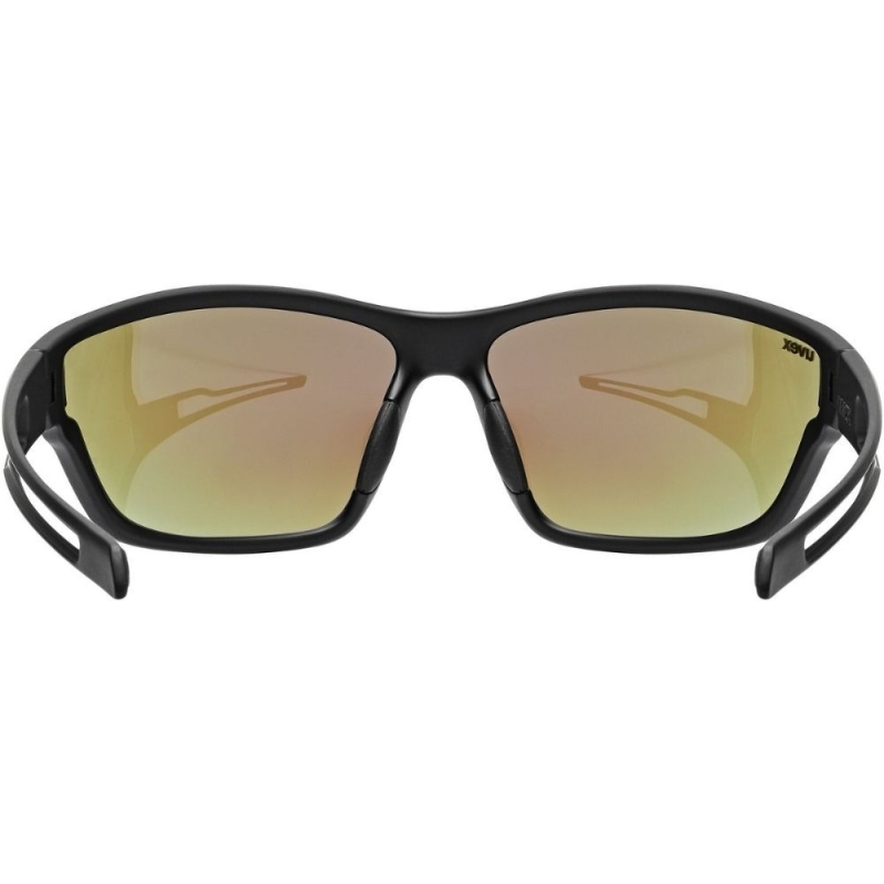 Okulary rowerowe Uvex Sportstyle 806 czarno-niebieskie