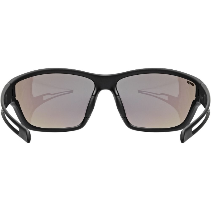 Okulary rowerowe Uvex Sportstyle 806 czarno-zielone