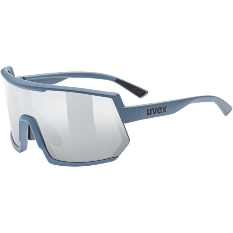 Okulary rowerowe Uvex Sportstyle 235 niebiesko-srebrne