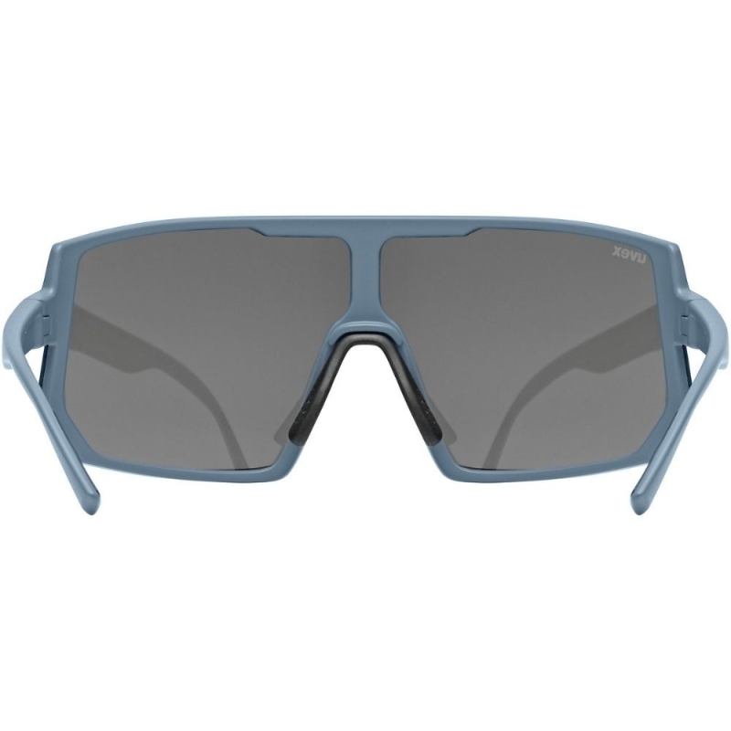 Okulary rowerowe Uvex Sportstyle 235 niebiesko-srebrne