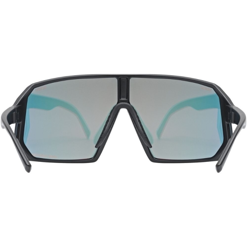 Okulary rowerowe Uvex Sportstyle 237 CV czarne (czerwone soczewki)
