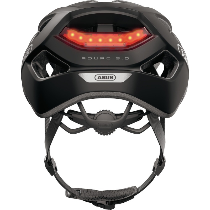 Kask rowerowy Abus Aduro 3.0 LED race black