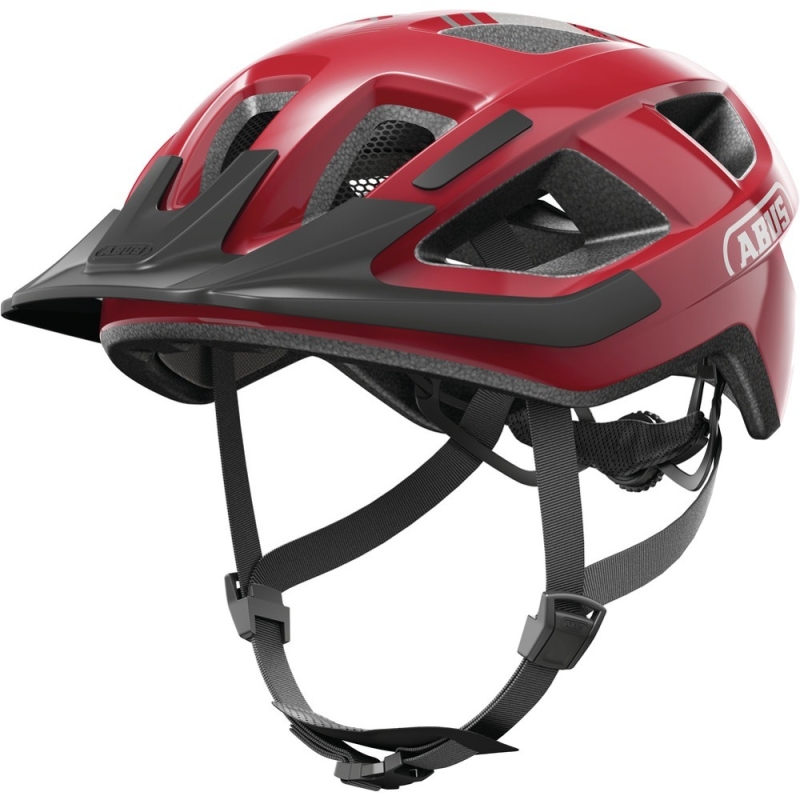 Kask rowerowy Abus Aduro 3.0 LED blaze red