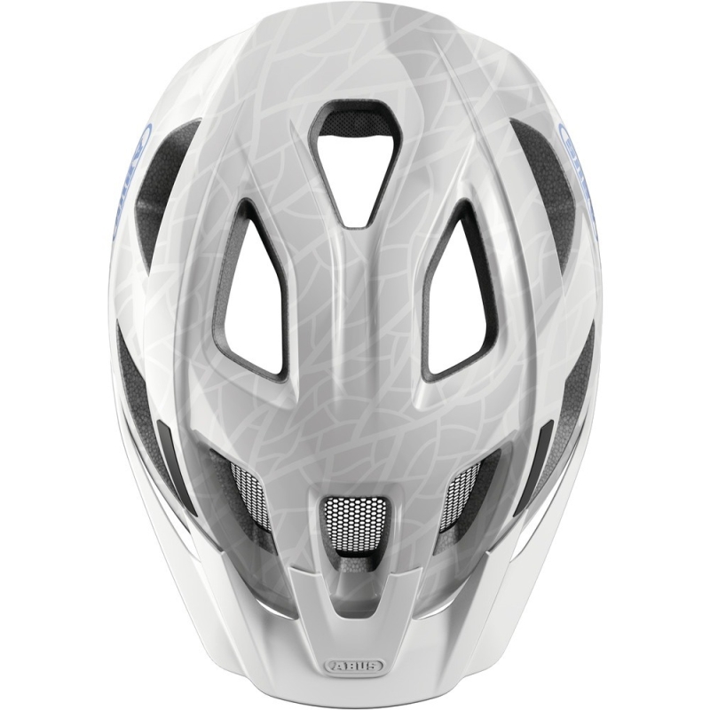 Kask rowerowy Abus Aduro 3.0 LED white art
