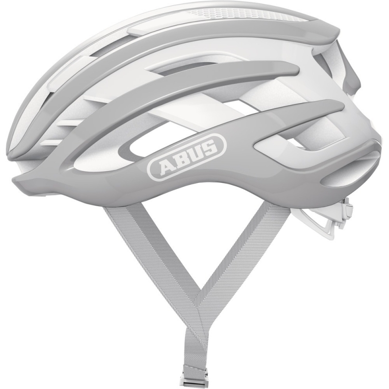 Kask rowerowy Abus AirBreaker biało-szary