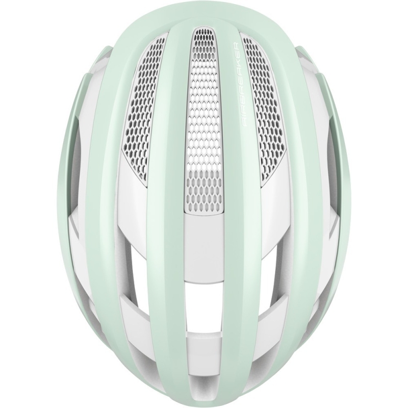 Kask rowerowy Abus AirBreaker biało-miętowy