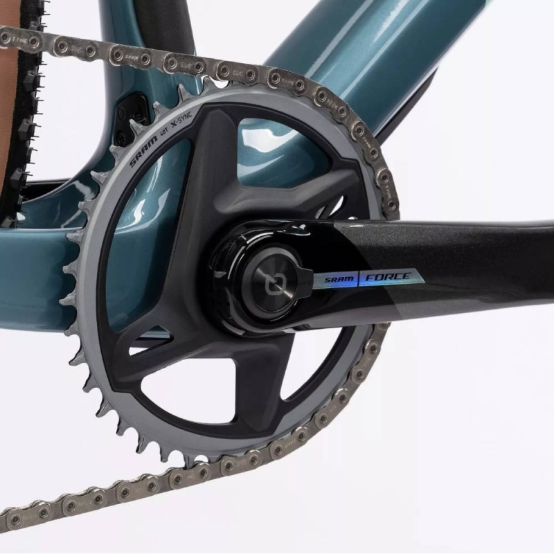 Rower gravel Ghost Asket CF X misty green