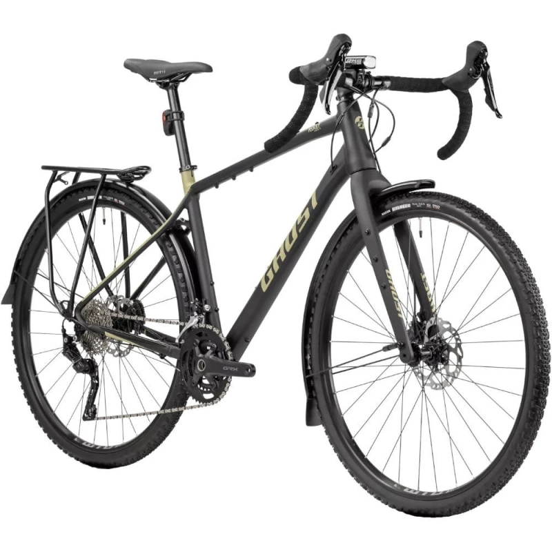 Rower gravel Ghost Asket Essential EQ AL black light khaki
