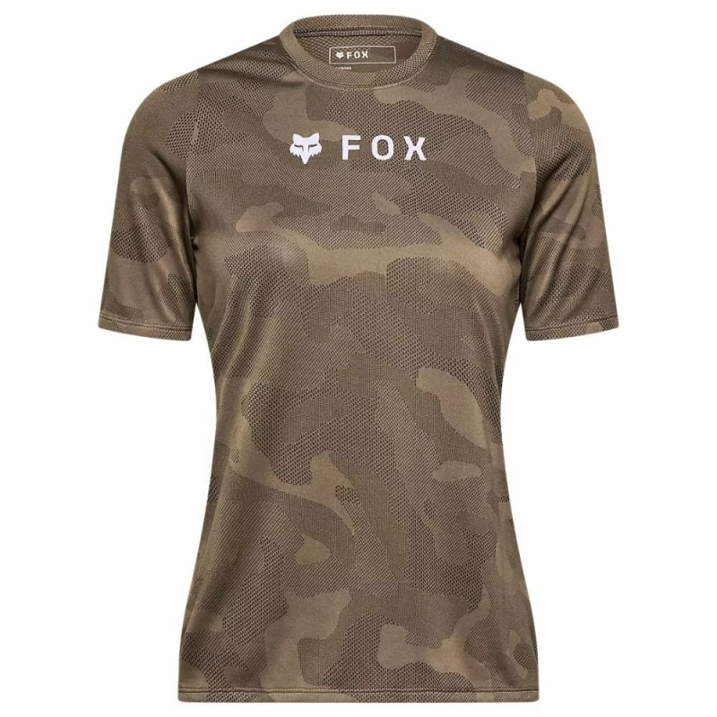 Koszulka rowerowa damska Fox Lady Ranger Tru Dri brązowa