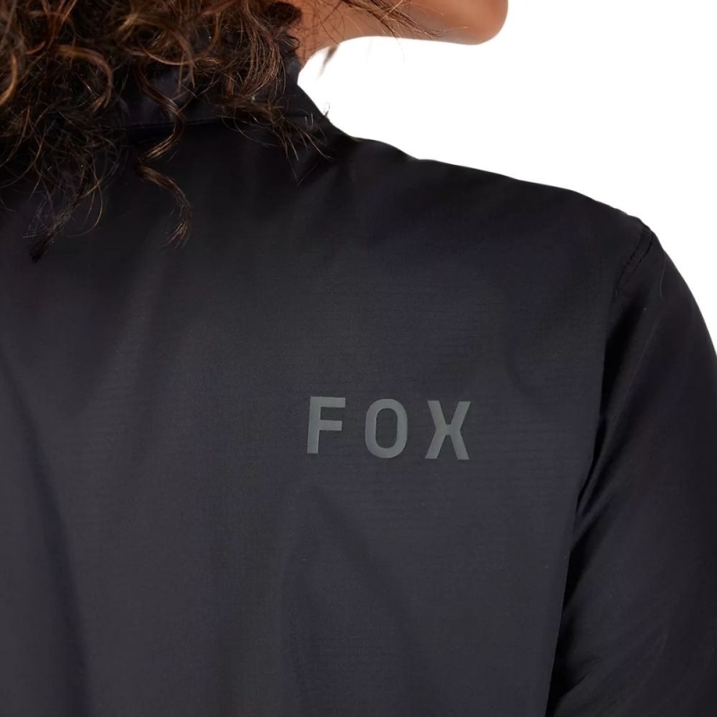 Kurtka rowerowa damska Fox Lady Ranger Wind czarna