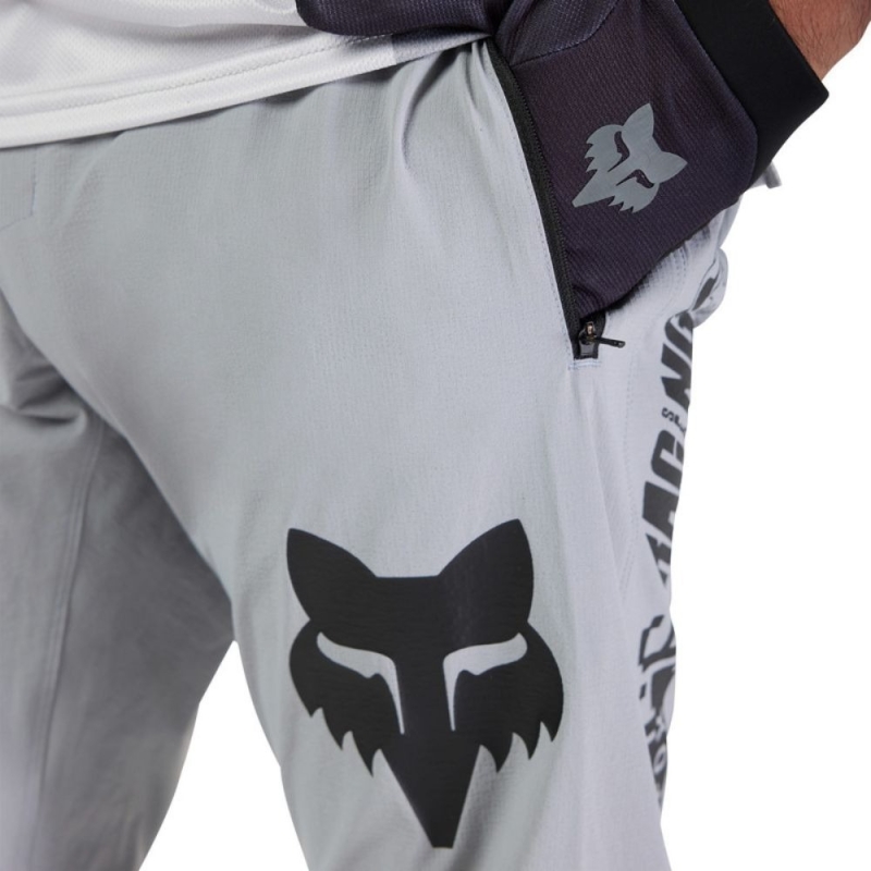 Spodnie rowerowe Fox Ranger Grid szare