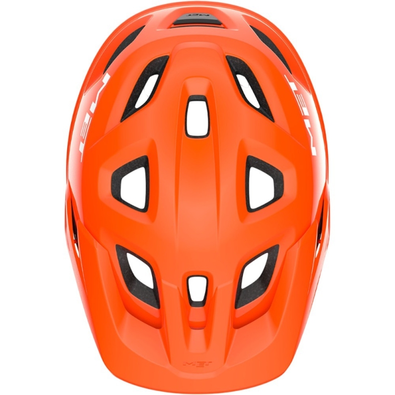 Kask rowerowy MET Eldar MIPS neon orange glossy