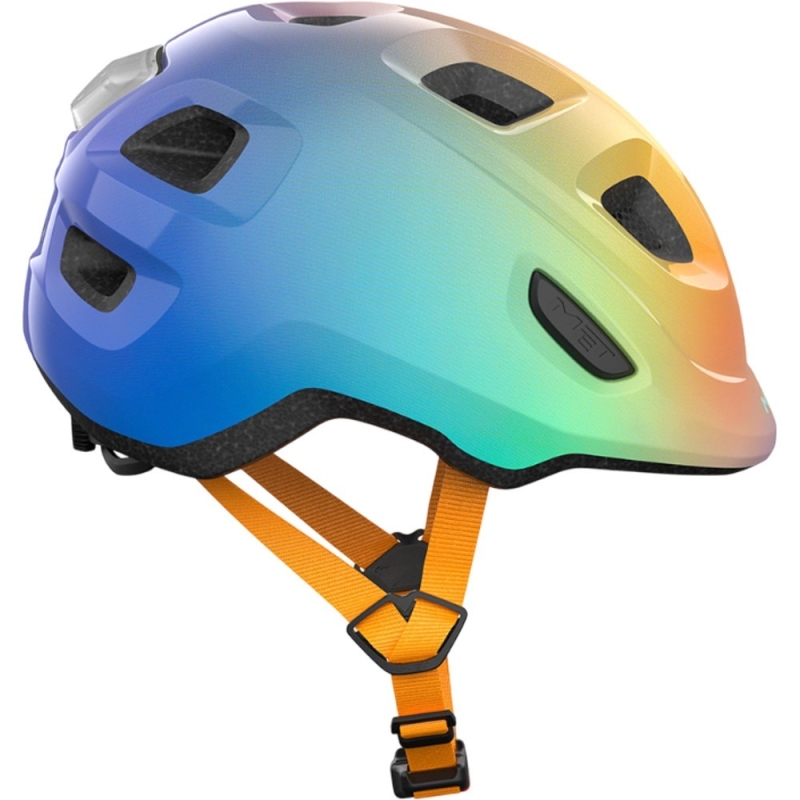 Kask rowerowy MET Hooray MIPS fioletowo-pomarańczowy