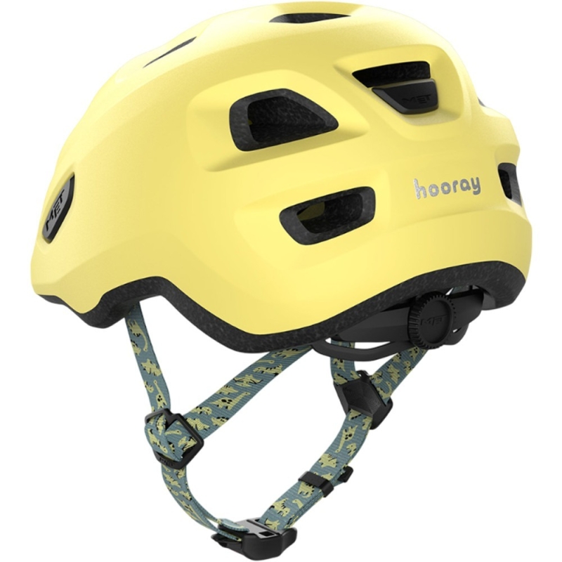 Kask rowerowy MET Hooray jasnożółty