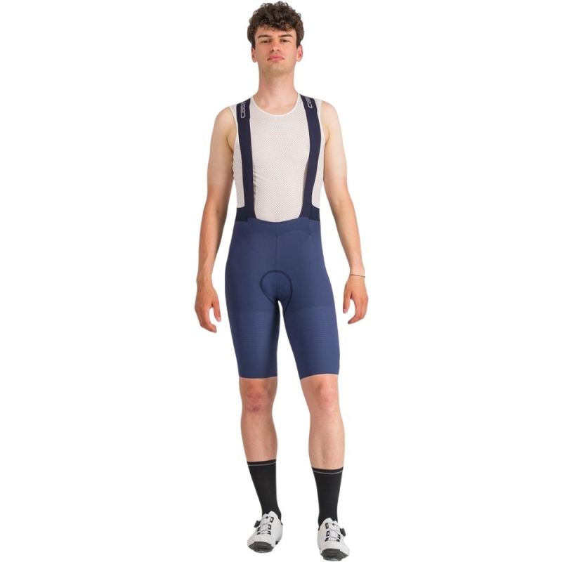 Spodenki rowerowe Castelli Premio Evo niebieskie