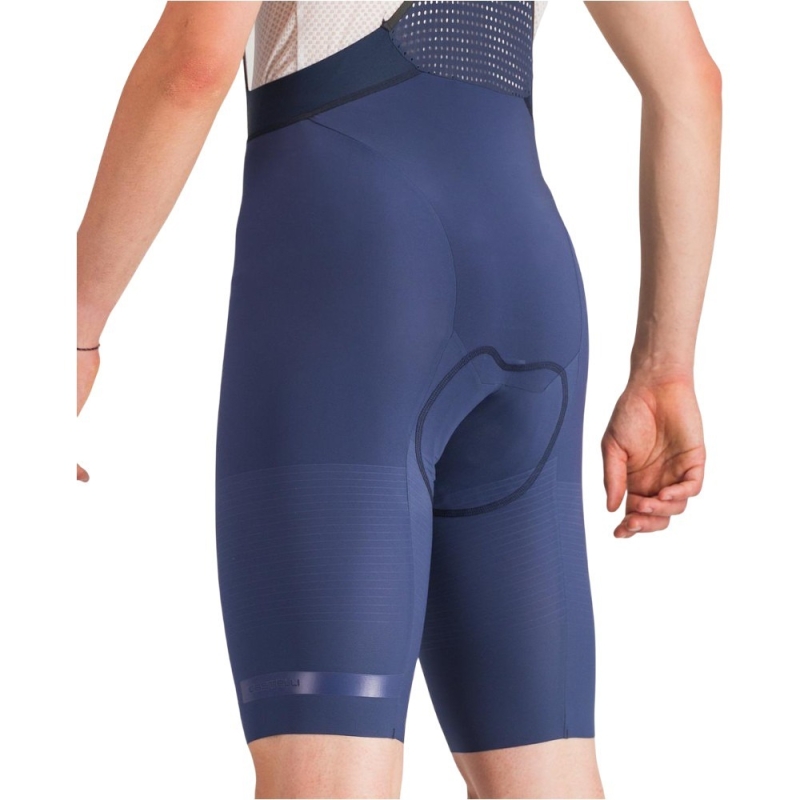 Spodenki rowerowe Castelli Premio Evo niebieskie