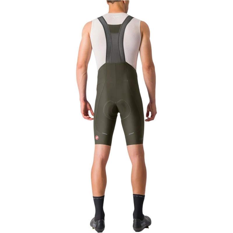 Spodenki rowerowe Castelli Espresso zielone