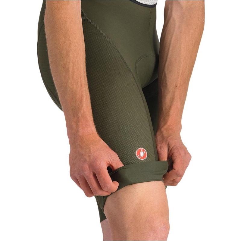 Spodenki rowerowe Castelli Competizione 2 zielone