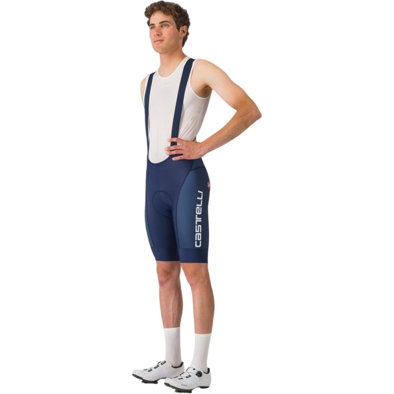 Spodenki rowerowe Castelli Competizione 2 kit niebieskie
