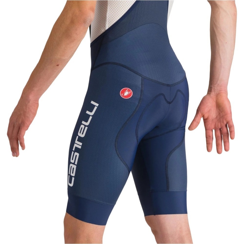 Spodenki rowerowe Castelli Competizione 2 kit niebieskie