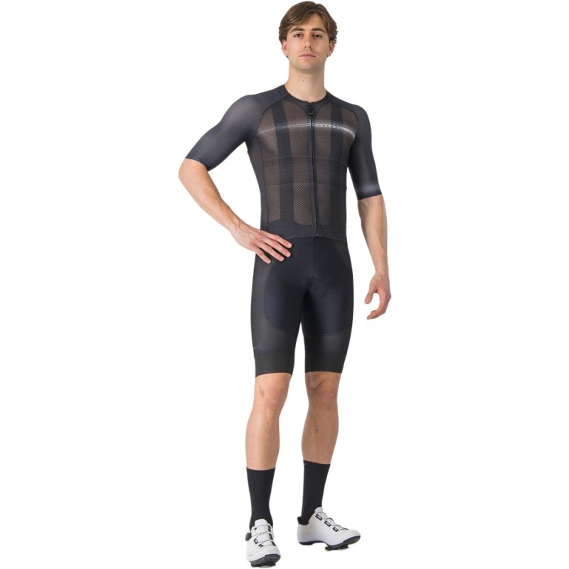 Koszulka rowerowa Castelli Climber's A/C czarna