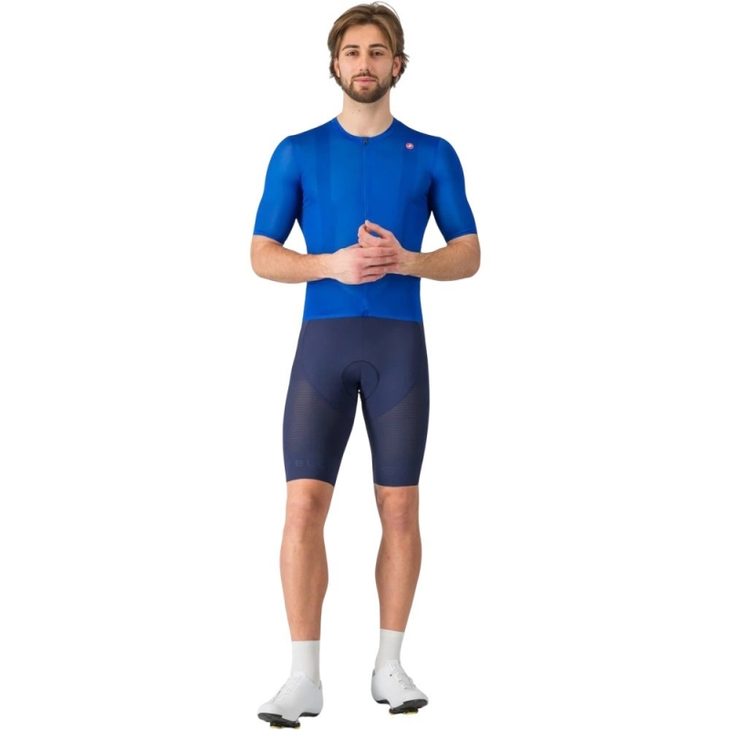 Koszulka rowerowa Castelli Superleggera A/C niebieska