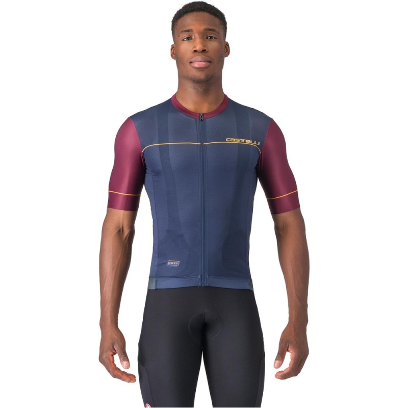 Koszulka rowerowa Castelli Unlimited Endurance 2 granatowa