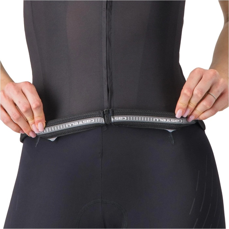 Koszulka rowerowa damska Castelli Aero Pro 8S W czarna
