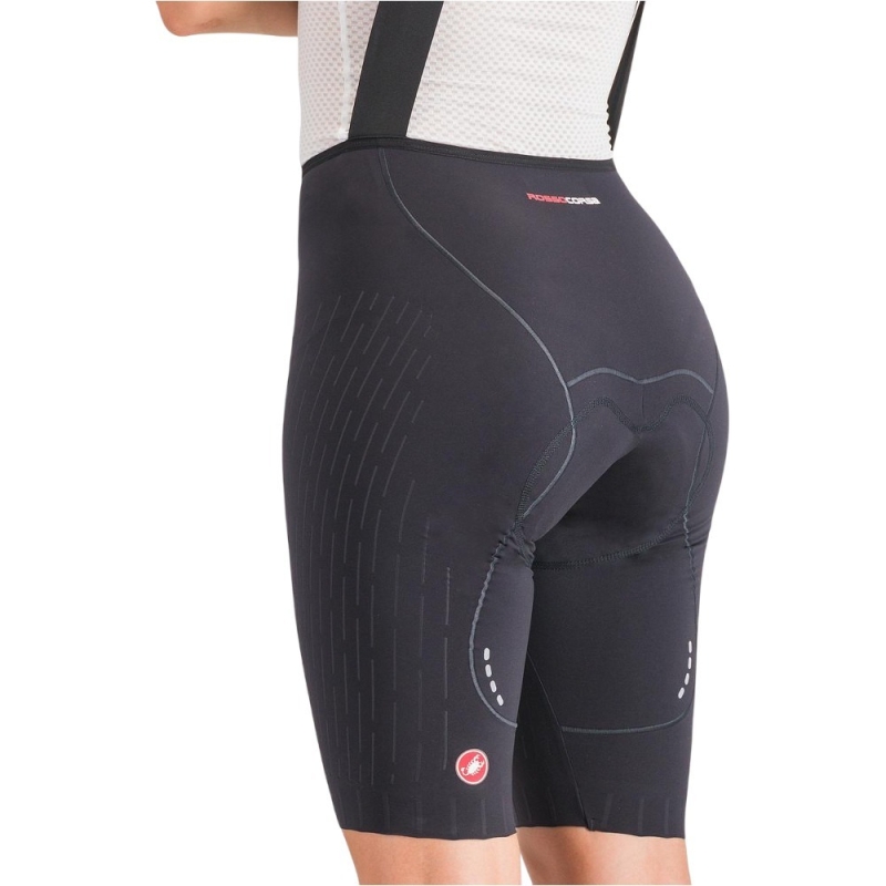 Spodenki rowerowe damskie Castelli Free Aero Race S W czarne