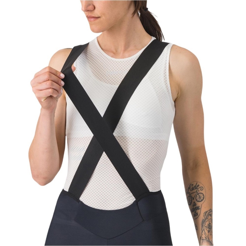 Spodenki rowerowe damskie Castelli Prima 2 DT czarne