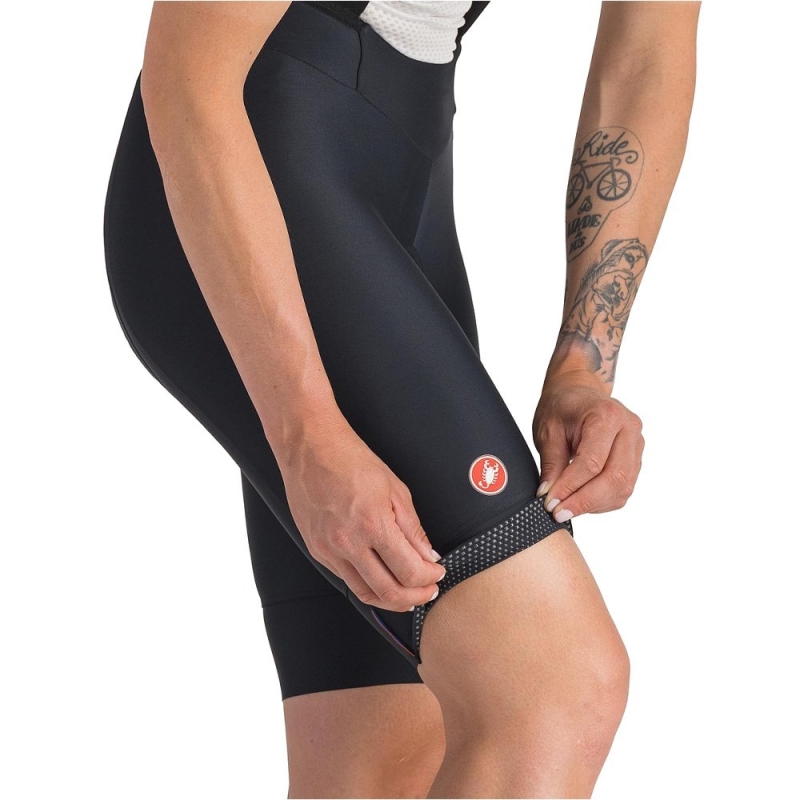 Spodenki rowerowe damskie Castelli Prima 2 DT czarne