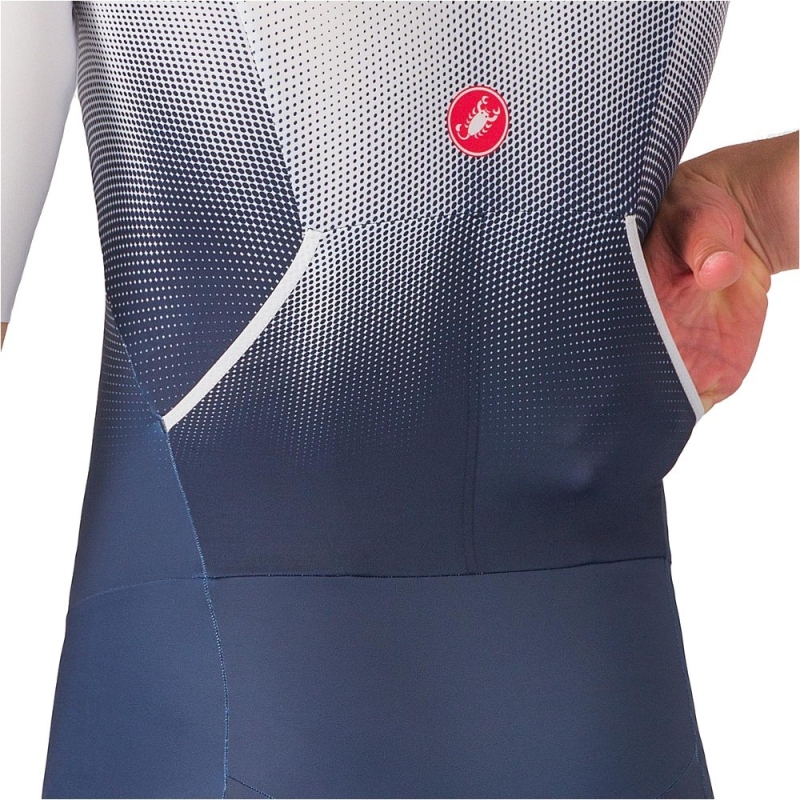 Strój triathlonowy Castelli Core Tri granatowo-biały