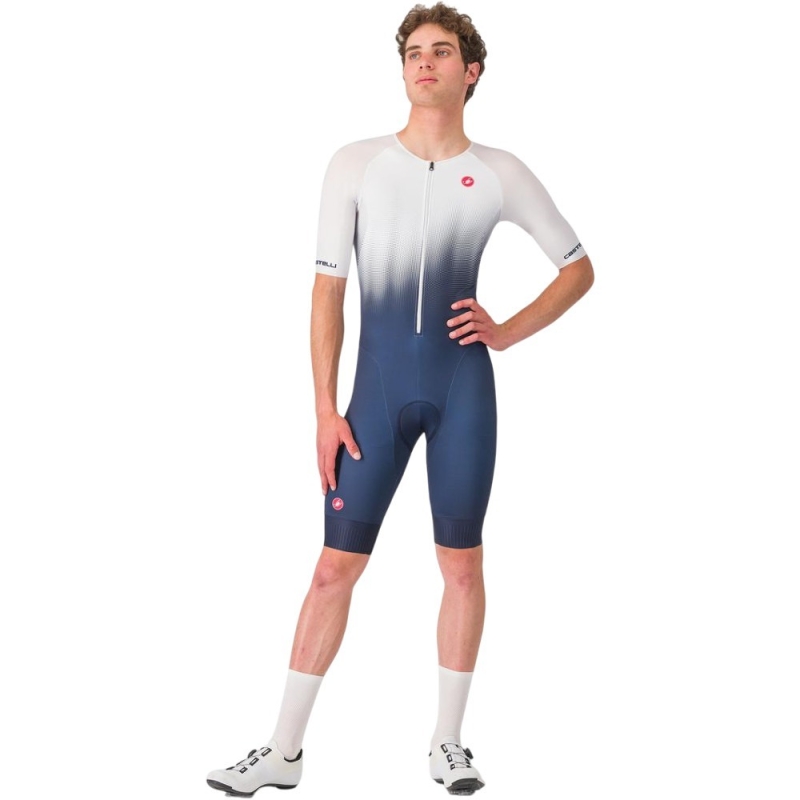 Strój triathlonowy Castelli Core Tri granatowo-biały