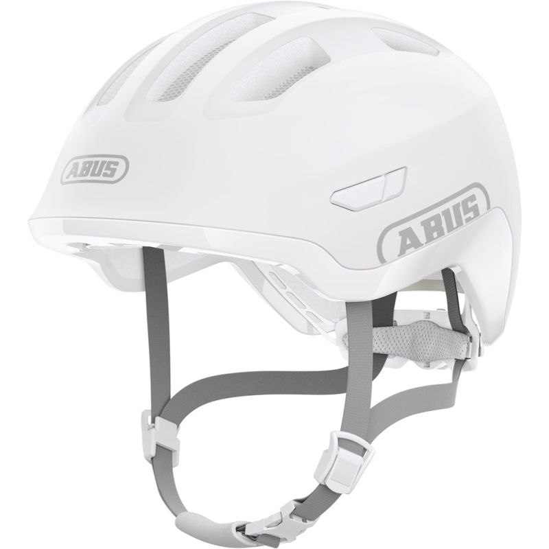 Kask rowerowy Abus Smiley 3.0 ACE LED pure white