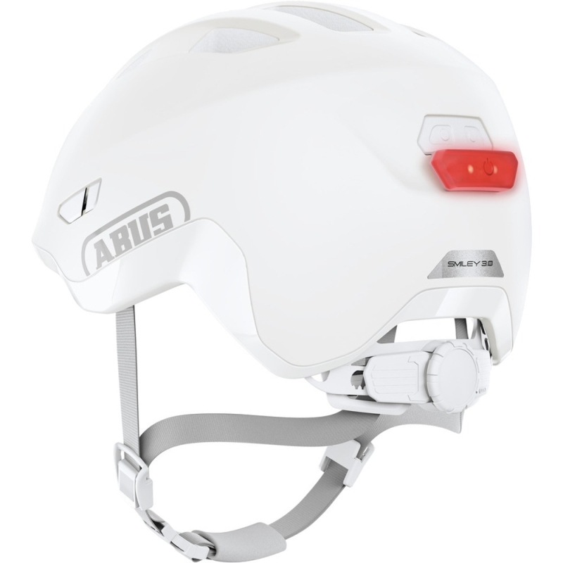 Kask rowerowy Abus Smiley 3.0 ACE LED pure white