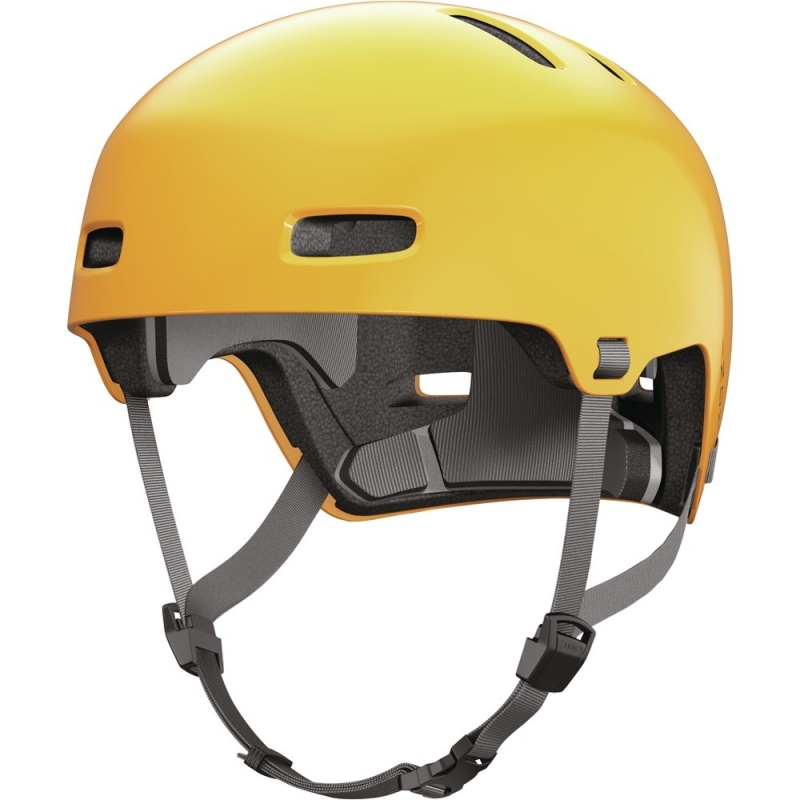 Kask rowerowy orzech Abus Indy żółty