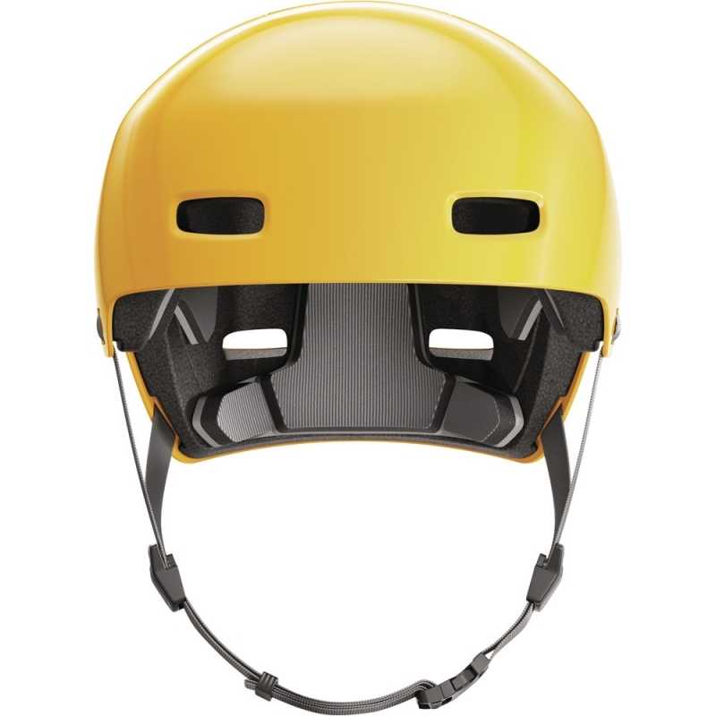 Kask rowerowy orzech Abus Indy żółty