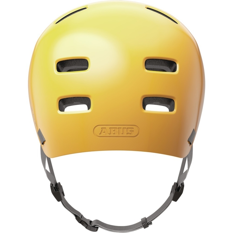 Kask rowerowy orzech Abus Indy żółty