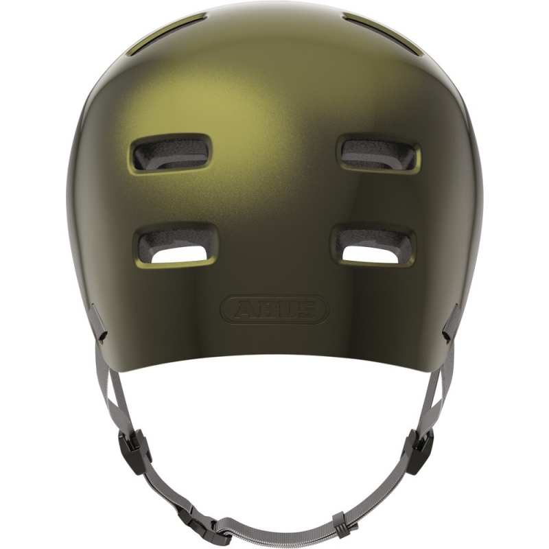 Kask rowerowy orzech Abus Indy zielony