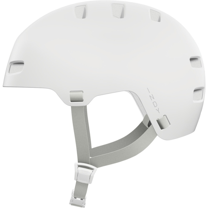 Kask rowerowy orzech Abus Indy biały