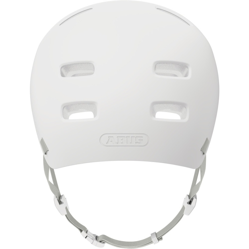Kask rowerowy orzech Abus Indy biały