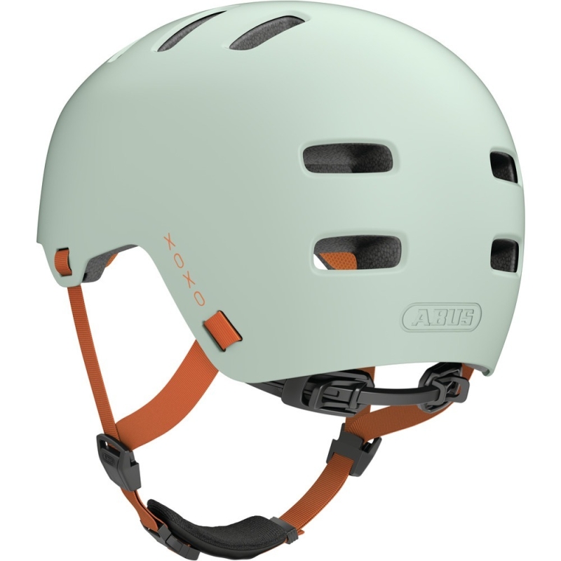 Kask rowerowy orzech Abus XOXO zielony