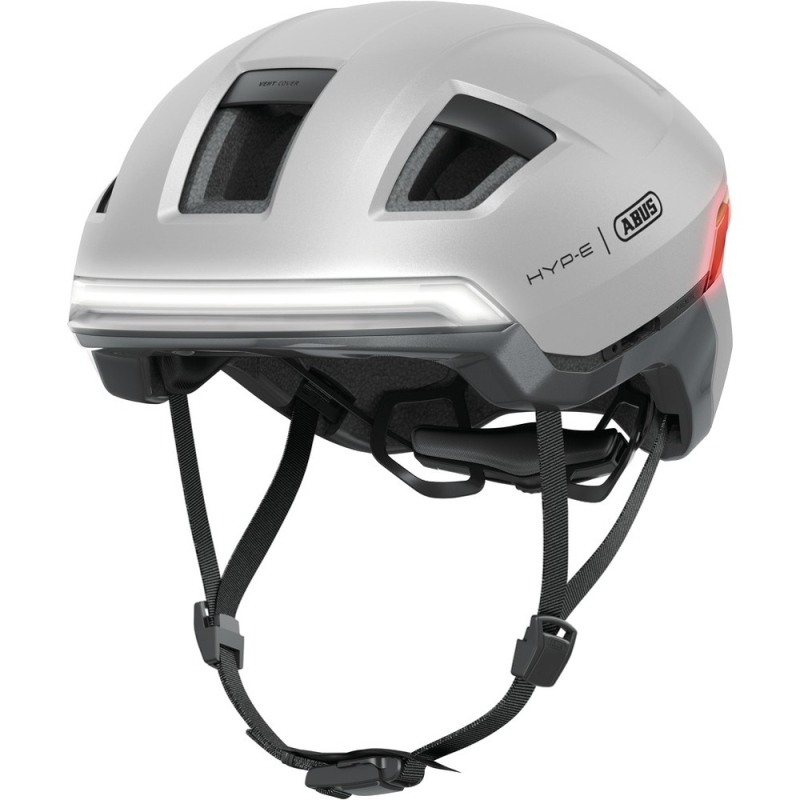 Kask rowerowy Abus HYP-E srebrny