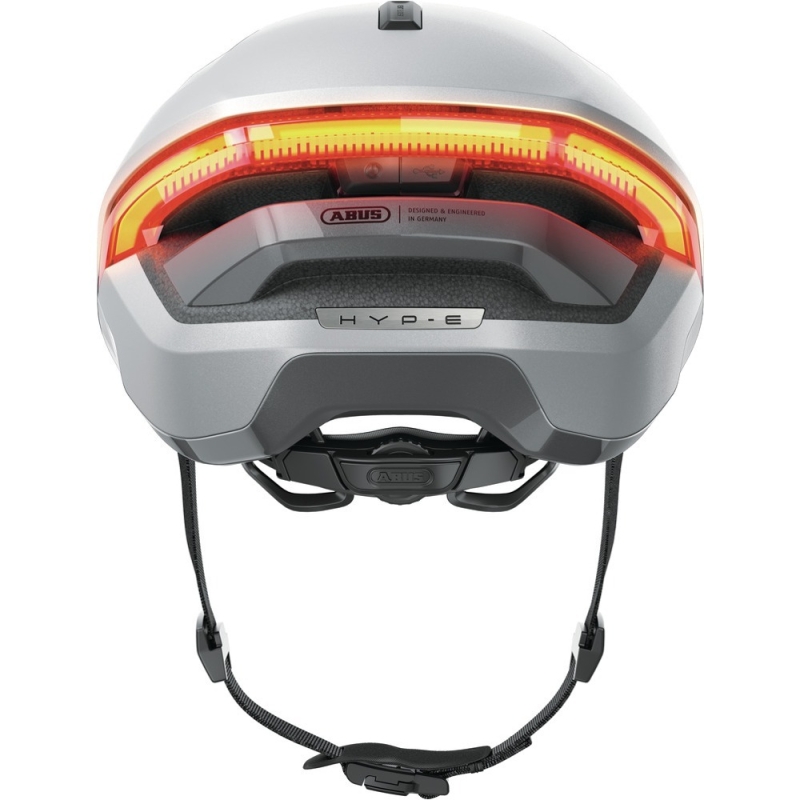 Kask rowerowy Abus HYP-E srebrny