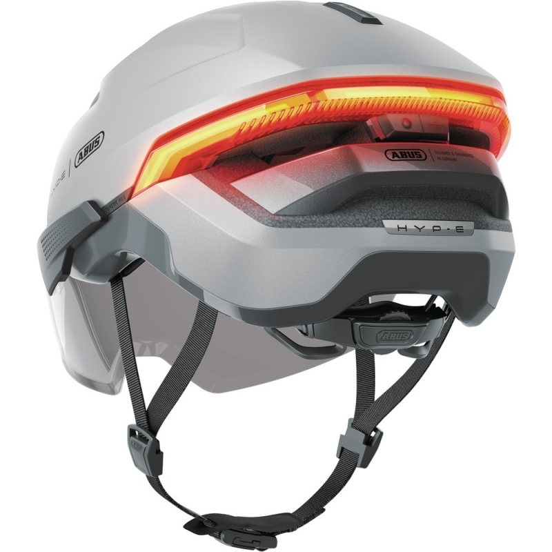 Kask rowerowy Abus HYP-E ACE srebrny