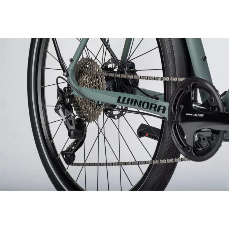 Rower elektryczny Winora E-Flitzer Darkslate Grey Deore