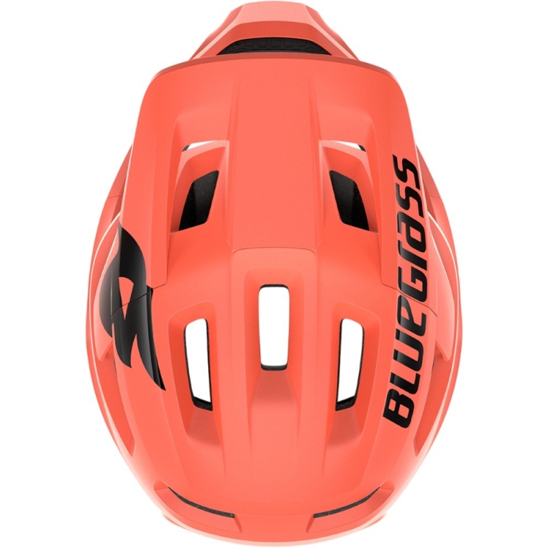 Kask rowerowy fullface Bluegrass Vanguard Core MIPS koralowy