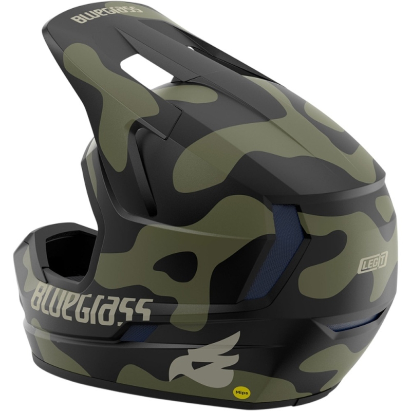 Kask rowerowy fullface Bluegrass Legit MIPS camo